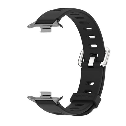 Mijobs Flat Hole Breathable Silicone Watch Band, For Xiaomi Band 10 Pro / Redmi Watch 6 / 5