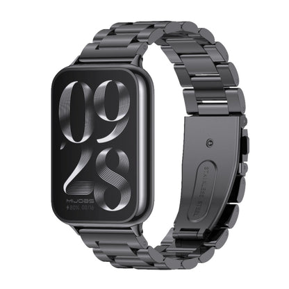 Mijobs Three Beads Stainless Steel Watch Band, For Xiaomi Band 10 Pro / Redmi Watch 6 / 5