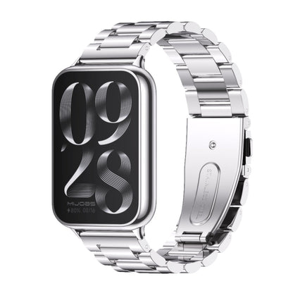 Mijobs Three Beads Stainless Steel Watch Band, For Xiaomi Band 10 Pro / Redmi Watch 6 / 5