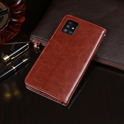 idewei Crazy Horse Texture Horizontal Flip Leather Case with Holder & Card Slots & Wallet, For Samsung Galaxy A51 5G, For Samsung Galaxy A71 5G, For Xiaomi Mi Note 10 Lite, For Xiaomi Redmi 9, For Xiaomi Poco M2 Pro, For Xiaomi Redmi 9A