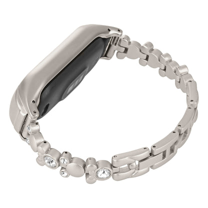 Cute Bear Diamond Metal Watch Band, For Xiaomi Mi Band 8, For Xiaomi Mi Band 7, For Xiaomi Mi Band 6 / 5