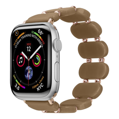 Stretch Resin Watch Band, For Apple Watch Series 8 41mm, For Apple Watch Series 8 45mm, For Apple Watch SE 2022 40mm, For Apple Watch SE 2022 44mm, For Apple Watch Series 7 41mm, For Apple Watch Series 7 45mm