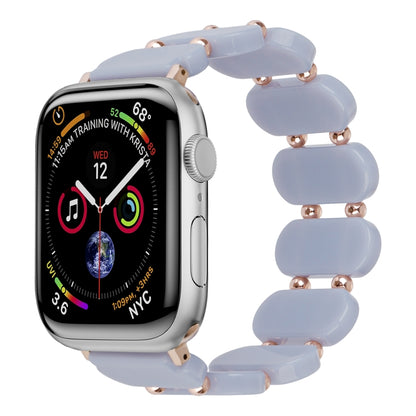 Stretch Resin Watch Band, For Apple Watch SE 40mm, For Apple Watch SE 44mm, For Apple Watch 6 40mm, For Apple Watch Series 6 44mm, For Apple Watch Series 5 44mm, For Apple Watch Series 5 40mm