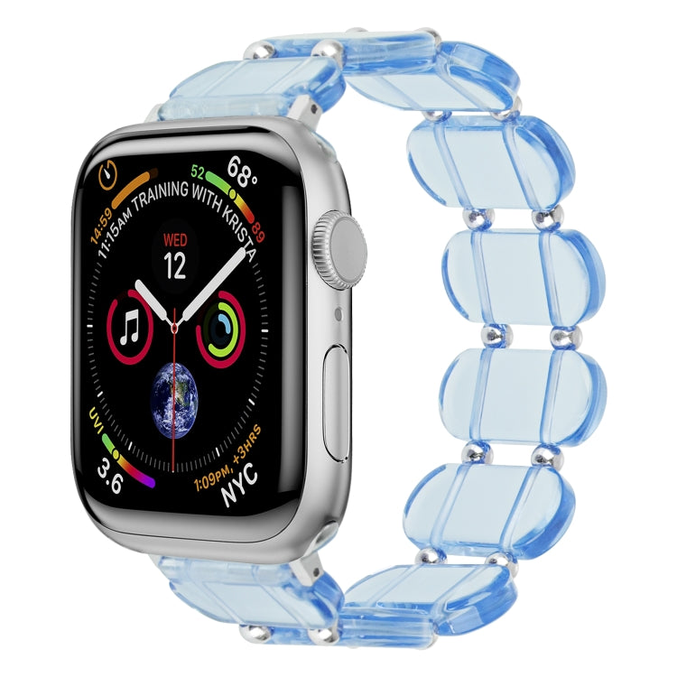 Stretch Resin Watch Band, For Apple Watch SE 40mm, For Apple Watch SE 44mm, For Apple Watch 6 40mm, For Apple Watch Series 6 44mm, For Apple Watch Series 5 44mm, For Apple Watch Series 5 40mm