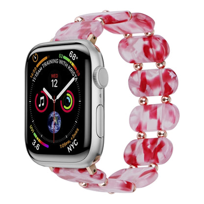Stretch Resin Watch Band, For Apple Watch Series 4 44mm, For Apple Watch Series 4 40mm, For Apple Watch Series 3 38mm, For Apple Watch Series 3 42mm, For Apple Watch Series 2 42mm, For Apple Watch Series 2 38mm