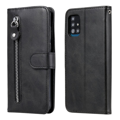 Fashion Calf Texture Zipper Horizontal Flip Leather Case with Holder & Card Slots & Wallet, For Samsung Galaxy A21s, For Samsung Galaxy A31, For Samsung Galaxy A51 5G, For Samsung Galaxy A71 5G, For Samsung Galaxy M30s, For Samsung Galaxy M31