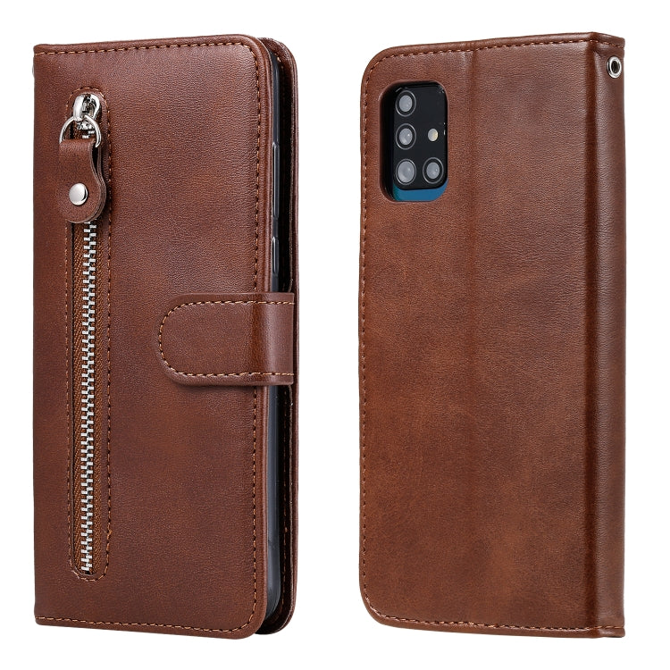 Fashion Calf Texture Zipper Horizontal Flip Leather Case with Holder & Card Slots & Wallet, For Samsung Galaxy A21s, For Samsung Galaxy A31, For Samsung Galaxy A51 5G, For Samsung Galaxy A71 5G, For Samsung Galaxy M30s, For Samsung Galaxy M31