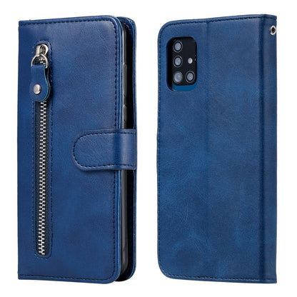 Fashion Calf Texture Zipper Horizontal Flip Leather Case with Holder & Card Slots & Wallet, For Samsung Galaxy A21s, For Samsung Galaxy A31, For Samsung Galaxy A51 5G, For Samsung Galaxy A71 5G, For Samsung Galaxy M30s, For Samsung Galaxy M31