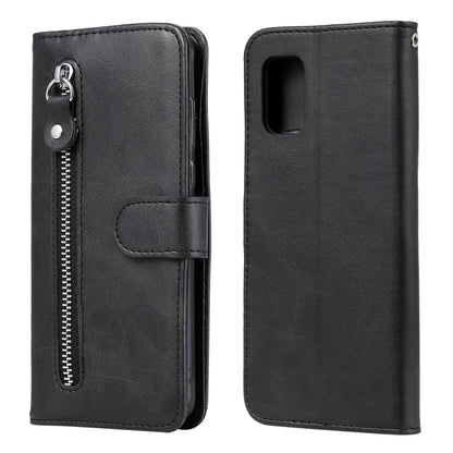 Fashion Calf Texture Zipper Horizontal Flip Leather Case with Holder & Card Slots & Wallet, For Samsung Galaxy A21s, For Samsung Galaxy A31, For Samsung Galaxy A51 5G, For Samsung Galaxy A71 5G, For Samsung Galaxy M30s, For Samsung Galaxy M31