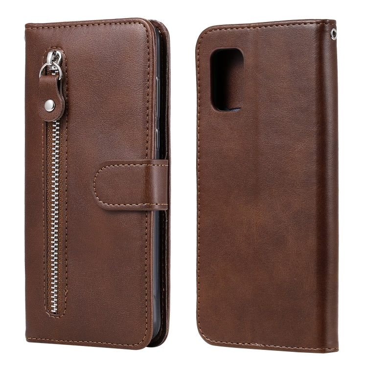 Fashion Calf Texture Zipper Horizontal Flip Leather Case with Holder & Card Slots & Wallet, For Samsung Galaxy A21s, For Samsung Galaxy A31, For Samsung Galaxy A51 5G, For Samsung Galaxy A71 5G, For Samsung Galaxy M30s, For Samsung Galaxy M31