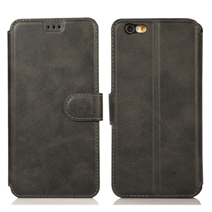 Calf Texture Magnetic Buckle Horizontal Flip Leather Case with Holder & Card Slots & Wallet & Photo Frame, For iPhone 6 / 6s, For iPhone 7 / 8, For iPhone 7 Plus / 8 Plus, For iPhone X / XS, For iPhone XR, For iPhone XS Max, For iPhone 12 mini         ...