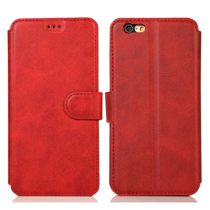 Calf Texture Magnetic Buckle Horizontal Flip Leather Case with Holder & Card Slots & Wallet & Photo Frame, For iPhone 6 / 6s, For iPhone 7 / 8, For iPhone 7 Plus / 8 Plus, For iPhone X / XS, For iPhone XR, For iPhone XS Max, For iPhone 12 mini         ...