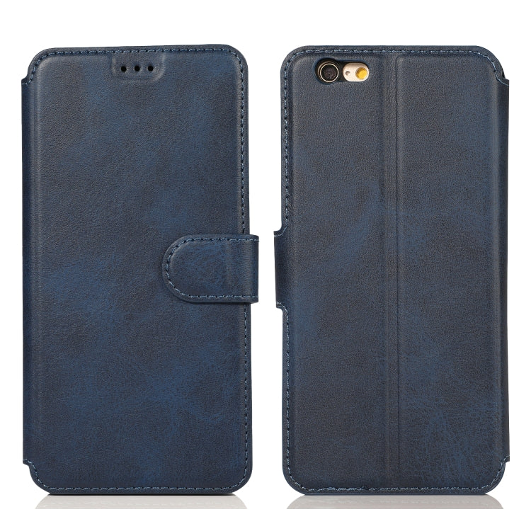 Calf Texture Magnetic Buckle Horizontal Flip Leather Case with Holder & Card Slots & Wallet & Photo Frame, For iPhone 6 / 6s, For iPhone 7 / 8, For iPhone 7 Plus / 8 Plus, For iPhone X / XS, For iPhone XR, For iPhone XS Max, For iPhone 12 mini         ...