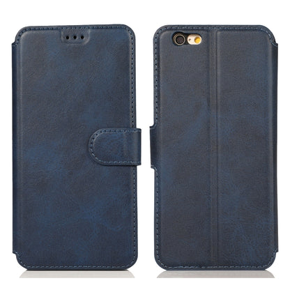 Calf Texture Magnetic Buckle Horizontal Flip Leather Case with Holder & Card Slots & Wallet & Photo Frame, For iPhone 6 / 6s, For iPhone 7 / 8, For iPhone 7 Plus / 8 Plus, For iPhone X / XS, For iPhone XR, For iPhone XS Max, For iPhone 12 mini         ...
