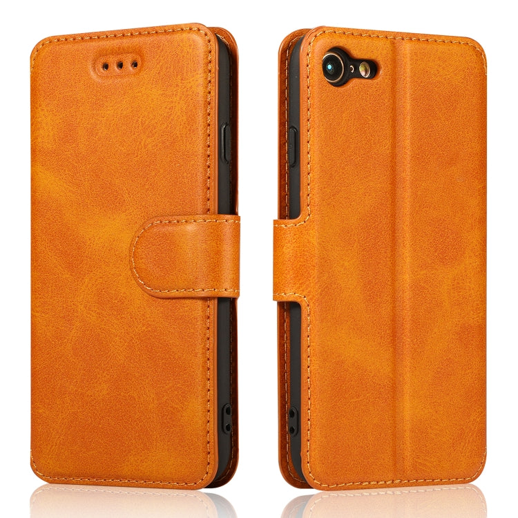 Calf Texture Magnetic Buckle Horizontal Flip Leather Case with Holder & Card Slots & Wallet & Photo Frame, For iPhone 6 / 6s, For iPhone 7 / 8, For iPhone 7 Plus / 8 Plus, For iPhone X / XS, For iPhone XR, For iPhone XS Max, For iPhone 12 mini         ...