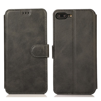 Calf Texture Magnetic Buckle Horizontal Flip Leather Case with Holder & Card Slots & Wallet & Photo Frame, For iPhone 6 / 6s, For iPhone 7 / 8, For iPhone 7 Plus / 8 Plus, For iPhone X / XS, For iPhone XR, For iPhone XS Max, For iPhone 12 mini         ...
