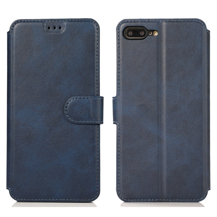 Calf Texture Magnetic Buckle Horizontal Flip Leather Case with Holder & Card Slots & Wallet & Photo Frame, For iPhone 6 / 6s, For iPhone 7 / 8, For iPhone 7 Plus / 8 Plus, For iPhone X / XS, For iPhone XR, For iPhone XS Max, For iPhone 12 mini         ...