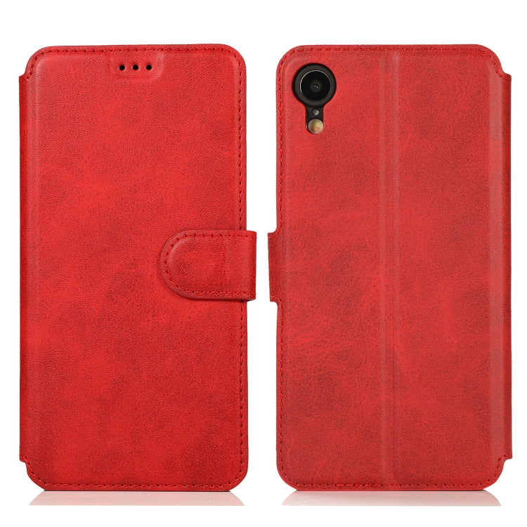 Calf Texture Magnetic Buckle Horizontal Flip Leather Case with Holder & Card Slots & Wallet & Photo Frame, For iPhone 6 / 6s, For iPhone 7 / 8, For iPhone 7 Plus / 8 Plus, For iPhone X / XS, For iPhone XR, For iPhone XS Max, For iPhone 12 mini         ...