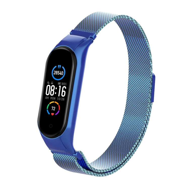 Milano Solid Color Magnetic Stainless Steel Strap, For Xiaomi Mi Band 5