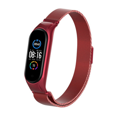 Milano Solid Color Magnetic Stainless Steel Strap, For Xiaomi Mi Band 5
