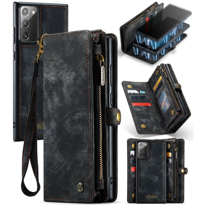 CaseMe-008 Detachable Multifunctional Horizontal Flip Leather Case with Card Slot & Holder & Zipper Wallet & Photo Frame, For Samsung Galaxy Note20 Ultra, For Samsung Galaxy Note20