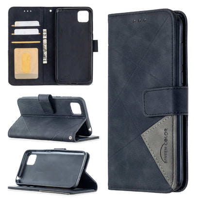 Rhombus Texture Magnetic Buckle Horizontal Flip Leather Case with Holder & Card Slots & Wallet & Photo Frame, For iPhone 11, For Huawei Y5p, For Samsung Galaxy A51