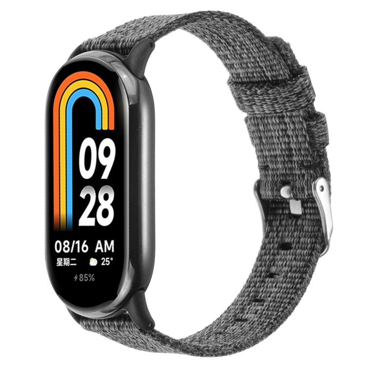Nylon Canvas Watch Band, For Xiaomi Mi Band 8