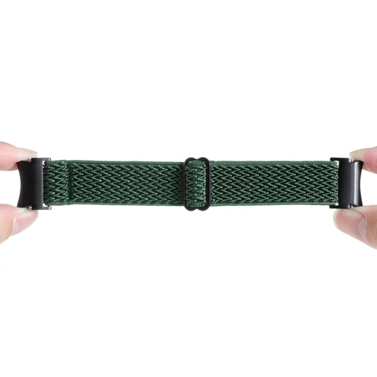 Wave Braided Nylon Watch Band, For Samsung Galaxy Watch6/6 Classic/5/5 Pro