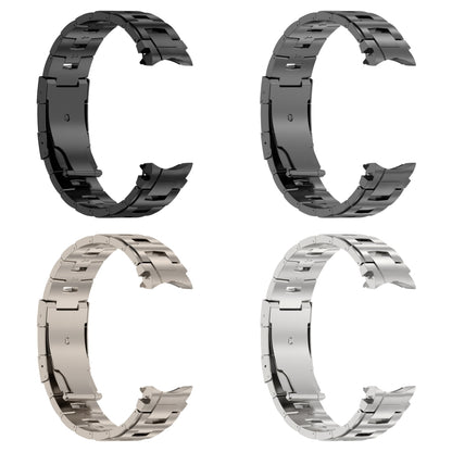 Button Style Pure Titanium Metal Watch Band, For Samsung Galaxy Watch6/6 Classic/5/5 Pro