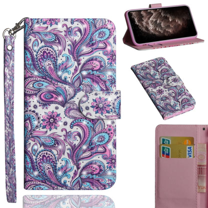 3D Painting Pattern Horizontal Flip TPU + PU Leather Case with Holder & Card Slots & Wallet & Lanyard, For iPhone 11 Pro Max, For iPhone 11 Pro, For iPhone 11, For iPhone SE 2022 / SE 2020 / 8 / 7