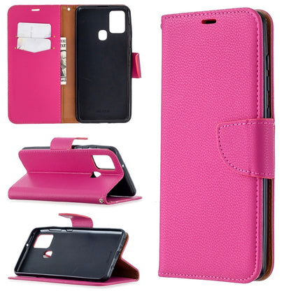 Pure Color Horizontal Flip PU Leather Case with Holder & Card Slots & Wallet & Lanyard, For Samsung Galaxy A21s