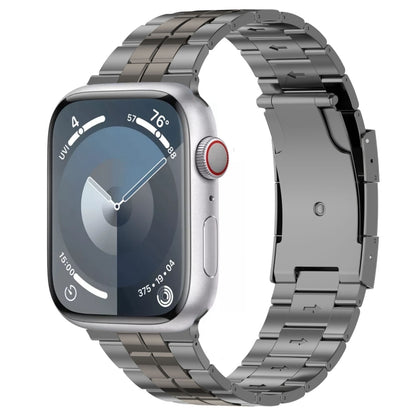 Tortoise Buckle Titanium Steel Watch Band, For Apple Watch SE 40mm, For Apple Watch SE 44mm, For Apple Watch Series 6 40mm, For Apple Watch Series 6 44mm, For Apple Watch Series 5 44mm, For Apple Watch Series 5 40mm, For Apple Watch Series 4 44mm      ...