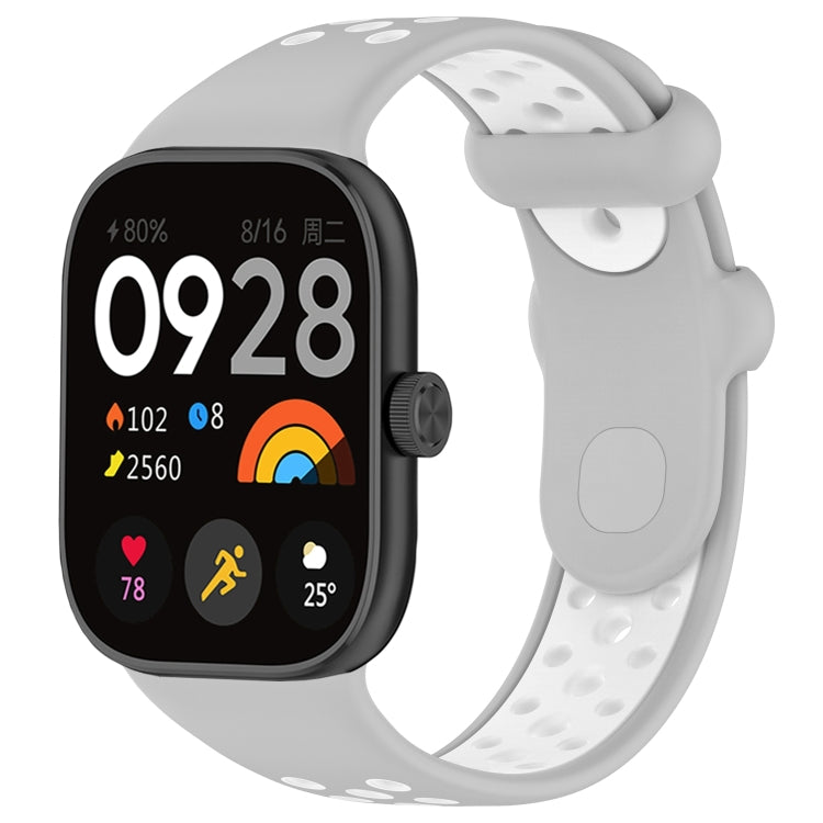 Two Color Silicone Sports Watch Band, For Redmi Watch 4