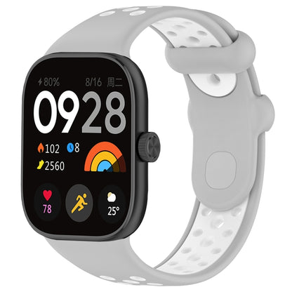 Two Color Silicone Sports Watch Band, For Redmi Watch 4