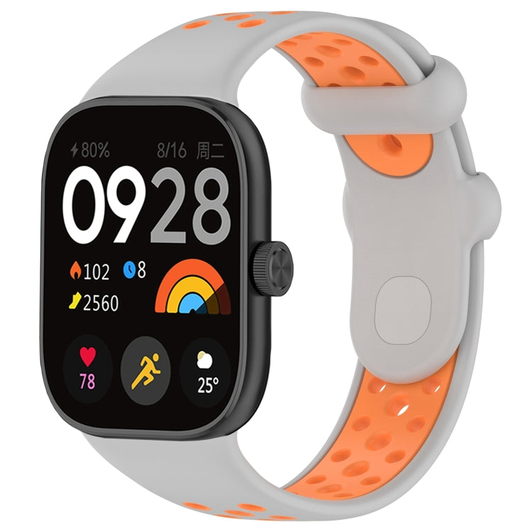 Two Color Silicone Sports Watch Band, For Redmi Watch 4