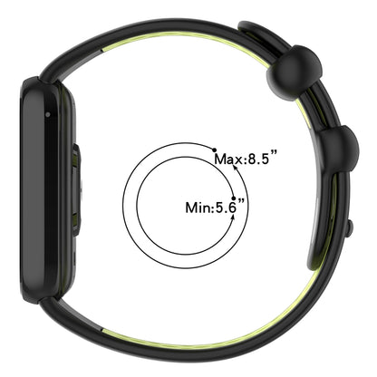 Two Color Silicone Sports Watch Band, For Redmi Watch 4
