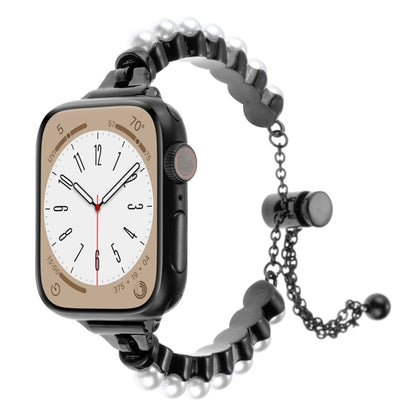 Pearl Bracelet Metal Watch Band, For Apple Watch 42mm, For Apple Watch 38mm