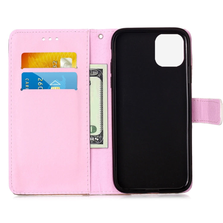 Painted Flat Texture Leather Case with Lanyard & Card Slot & Wallet & Holder, For iPhone 12 mini, For iPhone 12 / 12 Pro, For iPhone 12 Pro Max