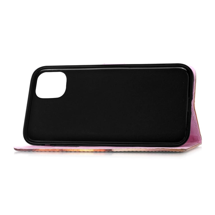 Painted Flat Texture Leather Case with Lanyard & Card Slot & Wallet & Holder, For iPhone 12 mini, For iPhone 12 / 12 Pro, For iPhone 12 Pro Max
