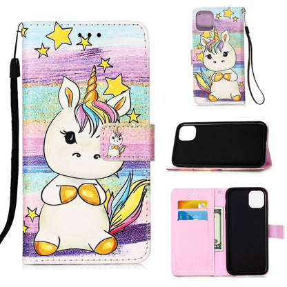 Painted Flat Texture Leather Case with Lanyard & Card Slot & Wallet & Holder, For iPhone 12 mini, For iPhone 12 / 12 Pro, For iPhone 12 Pro Max