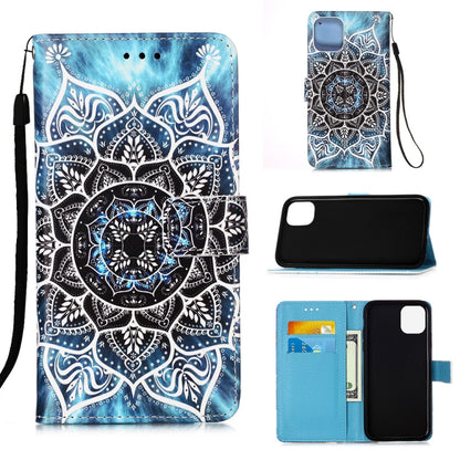 Painted Flat Texture Leather Case with Lanyard & Card Slot & Wallet & Holder, For iPhone 12 mini, For iPhone 12 / 12 Pro, For iPhone 12 Pro Max