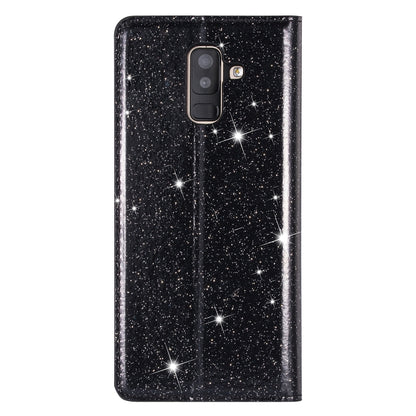 Ultrathin Glitter Magnetic Horizontal Flip Leather Case with Holder & Card Slots, For Samsung Galaxy A6+ / J8 (2018), For Samsung Galaxy A10e, For Samsung Galaxy A20 / A30, For Samsung Galaxy A20e, For Samsung Galaxy A40, For Samsung Galaxy A60        ...
