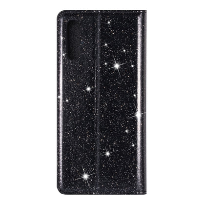Ultrathin Glitter Magnetic Horizontal Flip Leather Case with Holder & Card Slots, For Samsung Galaxy A70, For Samsung Galaxy A7 (2018) / A750, For Samsung Galaxy J4 (2018), For Samsung Galaxy J4+, For Samsung Galaxy J6 (2018), For Samsung Galaxy J6+   ...
