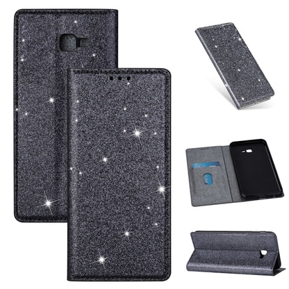 Ultrathin Glitter Magnetic Horizontal Flip Leather Case with Holder & Card Slots, For Samsung Galaxy A70, For Samsung Galaxy A7 (2018) / A750, For Samsung Galaxy J4 (2018), For Samsung Galaxy J4+, For Samsung Galaxy J6 (2018), For Samsung Galaxy J6+   ...