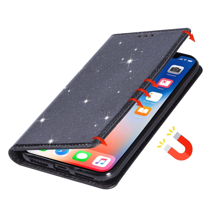 Ultrathin Glitter Magnetic Horizontal Flip Leather Case with Holder & Card Slots, For Samsung Galaxy Note 10, For Samsung Galaxy Note 10 Plus, For Samsung Galaxy S9, For Samsung Galaxy S10, For Samsung Galaxy S10e, For Samsung Galaxy S10+              ...