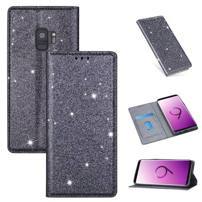 Ultrathin Glitter Magnetic Horizontal Flip Leather Case with Holder & Card Slots, For Samsung Galaxy Note 10, For Samsung Galaxy Note 10 Plus, For Samsung Galaxy S9, For Samsung Galaxy S10, For Samsung Galaxy S10e, For Samsung Galaxy S10+              ...