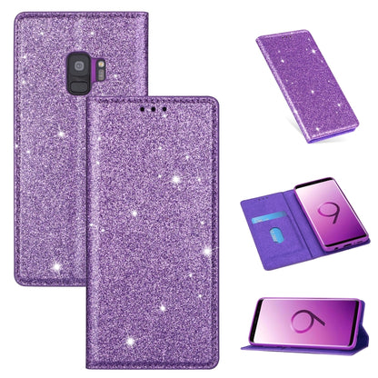 Ultrathin Glitter Magnetic Horizontal Flip Leather Case with Holder & Card Slots, For Samsung Galaxy Note 10, For Samsung Galaxy Note 10 Plus, For Samsung Galaxy S9, For Samsung Galaxy S10, For Samsung Galaxy S10e, For Samsung Galaxy S10+              ...