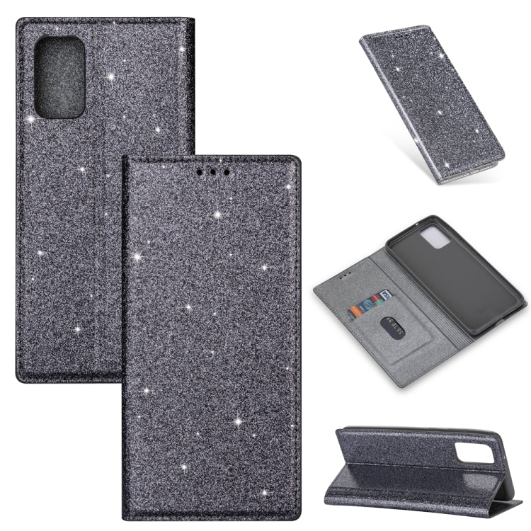 Ultrathin Glitter Magnetic Horizontal Flip Leather Case with Holder & Card Slots, For Samsung Galaxy Note 10, For Samsung Galaxy Note 10 Plus, For Samsung Galaxy S9, For Samsung Galaxy S10, For Samsung Galaxy S10e, For Samsung Galaxy S10+              ...