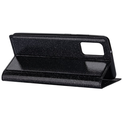 Ultrathin Glitter Magnetic Horizontal Flip Leather Case with Holder & Card Slots, For Samsung Galaxy A91, For Samsung Galaxy A21, For Samsung Galaxy A51, For Samsung Galaxy A71, For Samsung Galaxy S20, For Samsung Galaxy S20+, For Samsung Galaxy S20 Ul...