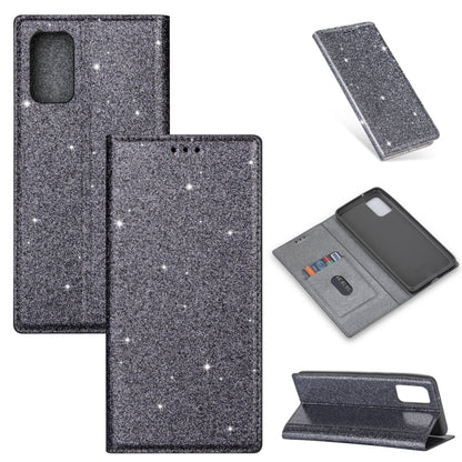 Ultrathin Glitter Magnetic Horizontal Flip Leather Case with Holder & Card Slots, For Samsung Galaxy A91, For Samsung Galaxy A21, For Samsung Galaxy A51, For Samsung Galaxy A71, For Samsung Galaxy S20, For Samsung Galaxy S20+, For Samsung Galaxy S20 Ul...